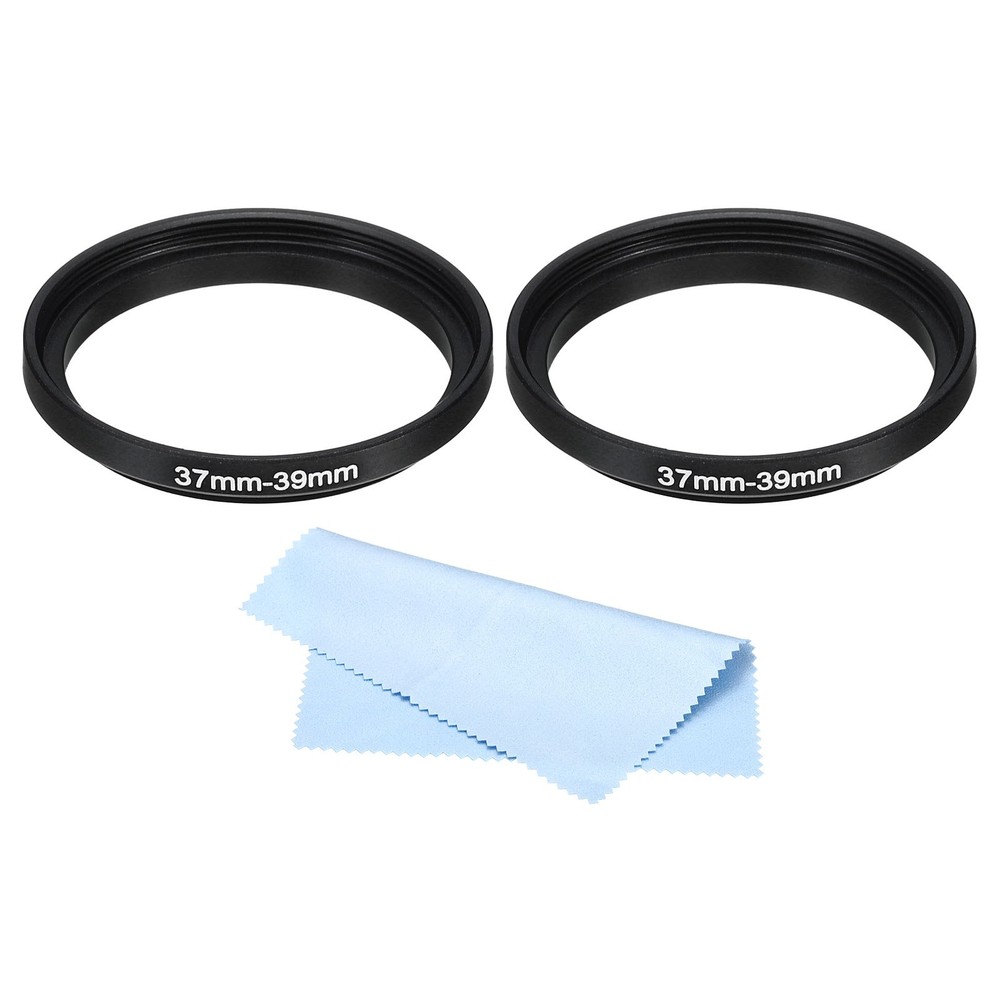 37mm-39mm Step Up Ring Camera Lens Filter Adapter Ring Filter with Cloth
