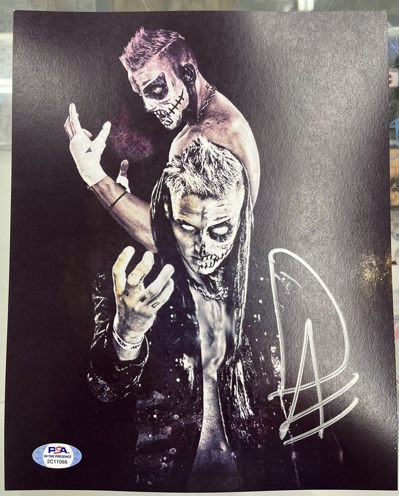 Darby Allin - AEW - Autographed 8x10  PSA Authenticated Read Description