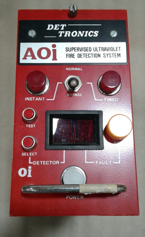 Det Tronics Supervised Ultraviolet Fire Detection System R7302B 1030 #214TWi20