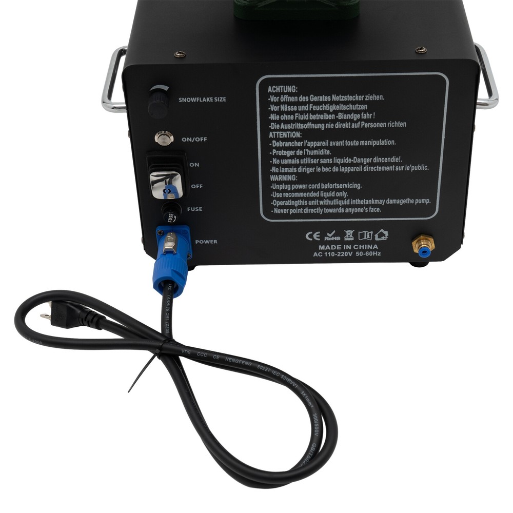 2000w Snow Machine Remote Control Snowflake Spraying Machine Stage Snow Blowing