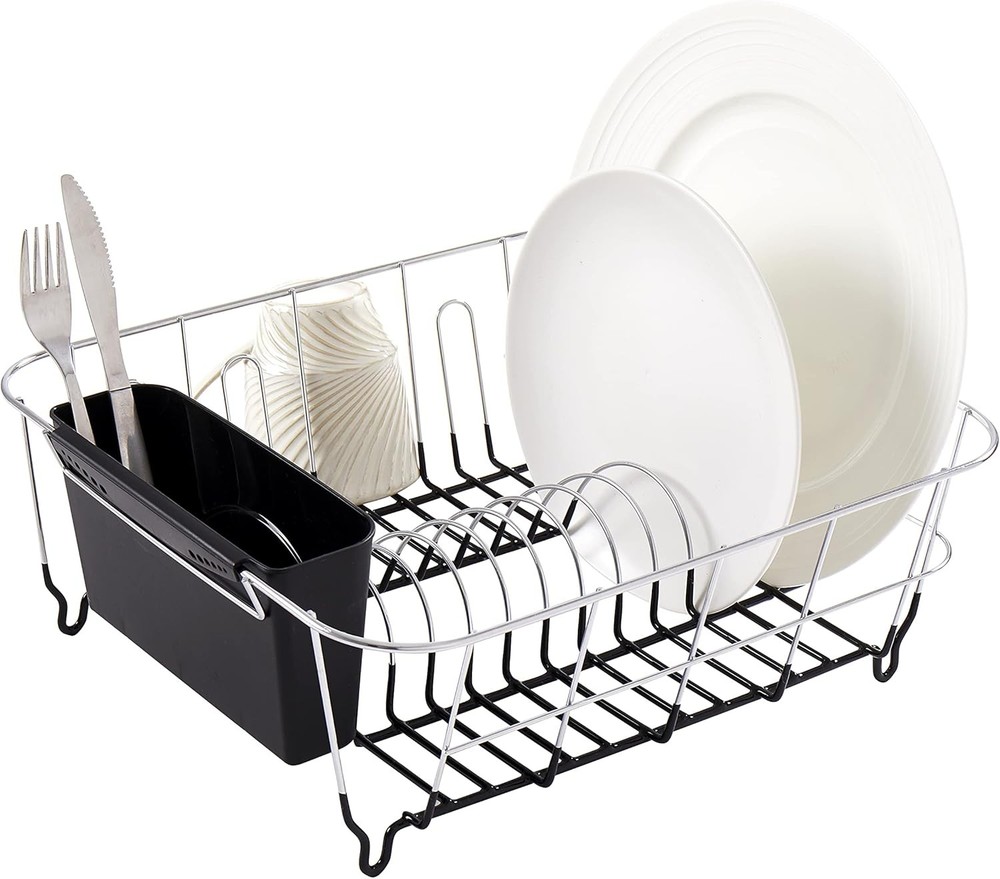 2 Piece Dish Drying Rack Set Drainer