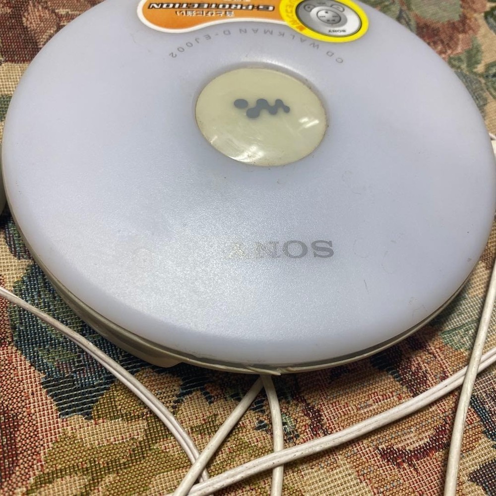 SONY D-EJ002 Walkman Portable CD Player White Operation Confirmed Used