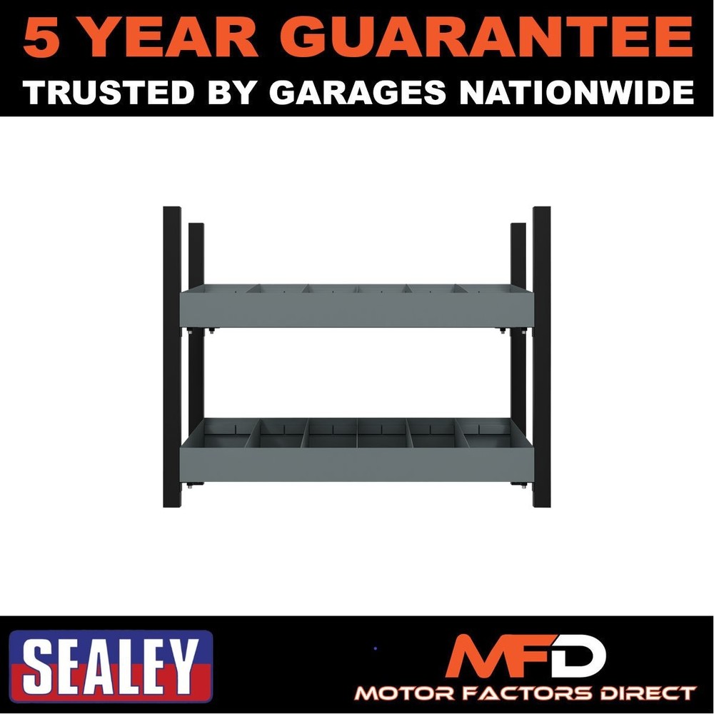 Sealey Modular Storage Mid Unit 2 Compartment Shelve 580mm APMRM4