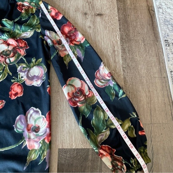 Beautiful Custom Made Long Sleeve Floral Blouse