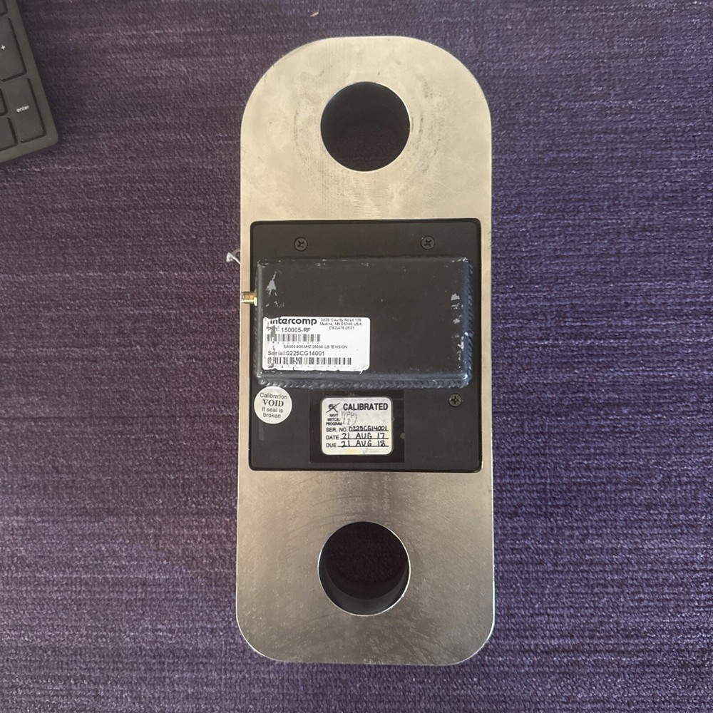 Intercomp TL6000 Dynamometer Crane Scale 25,000 X 20 LB Preowned Device Only