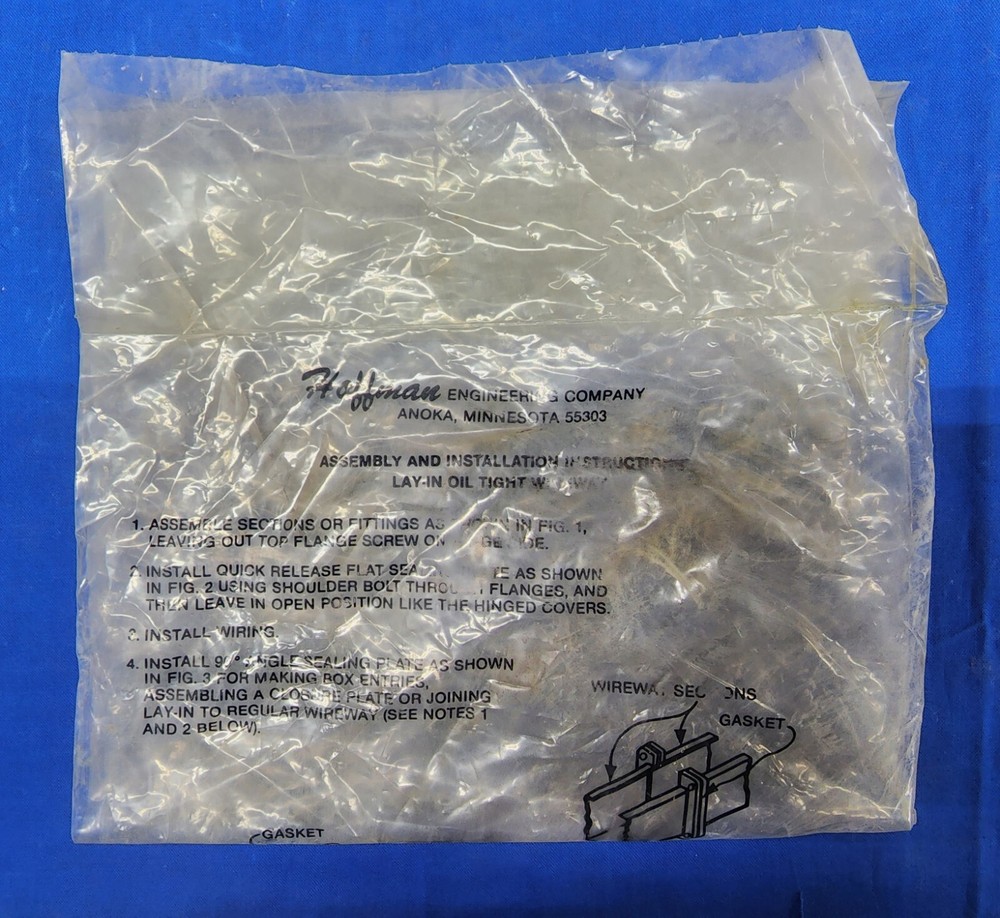 HOFFMAN 6X6" WIREWAY SEALING PLATE KIT 66SGQR