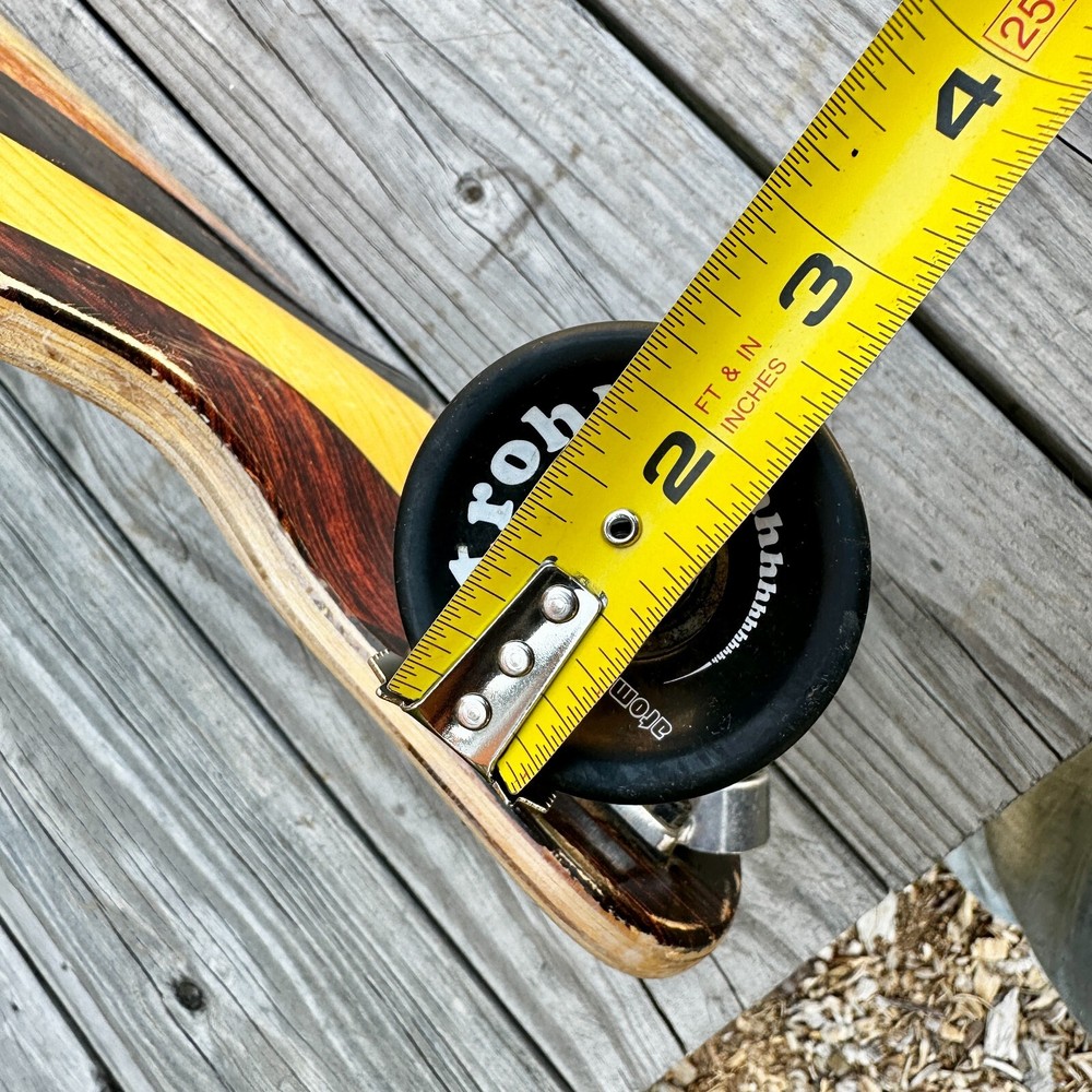 ATOM ~ Woody Drop-Deck Longboard ~ 39'' Skateboard ~