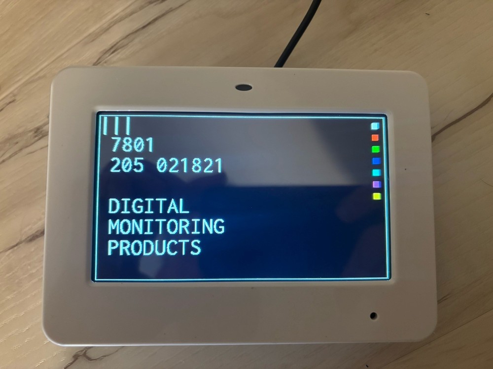 DMP XTL Touch DMP Wireless Graphic Touchscreen Keypad - USED