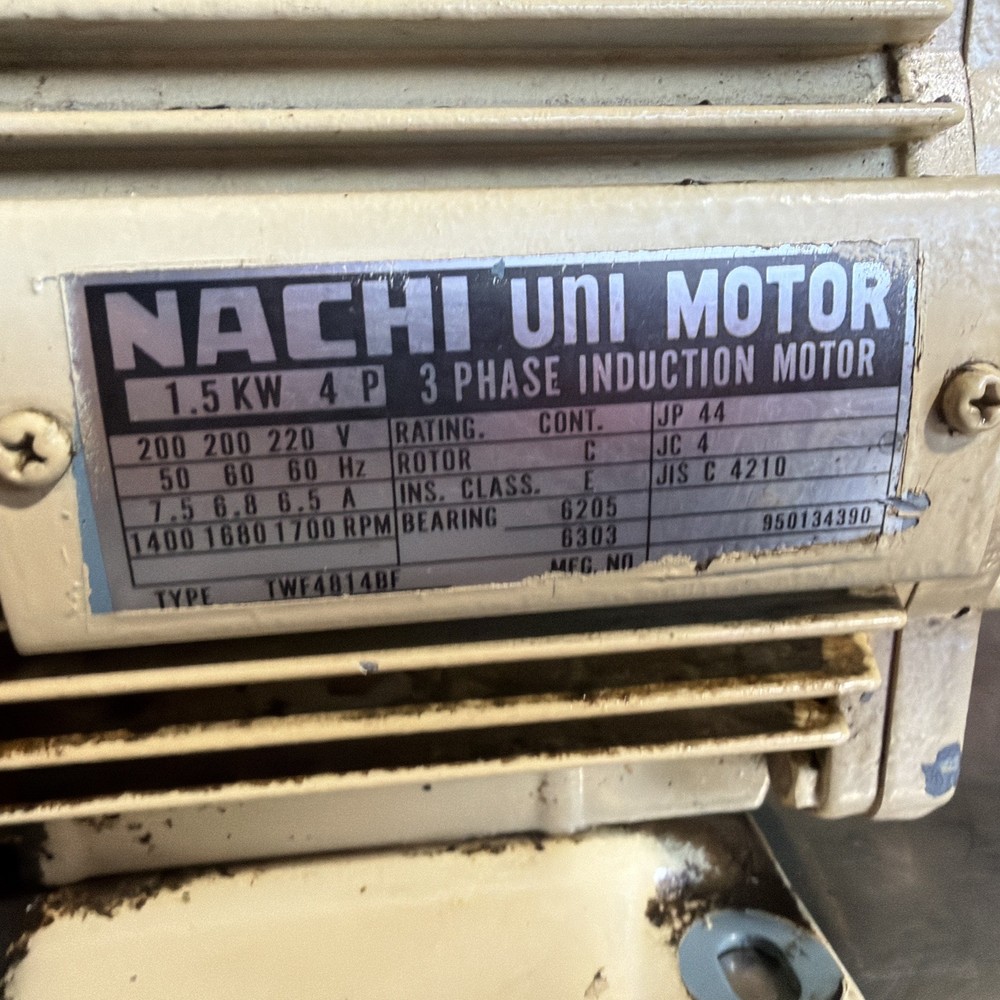 Nachi UNV-1A-1A2-1.5-4-10 Variable Hydraulic Uni-Pump Used Surplus
