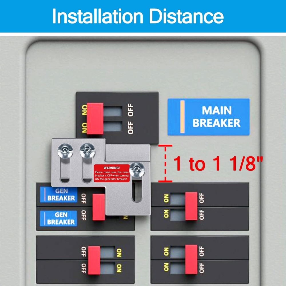 Generator Interlock Kit for Thomas and Betts, Challenger, Westinghouse 150 or...