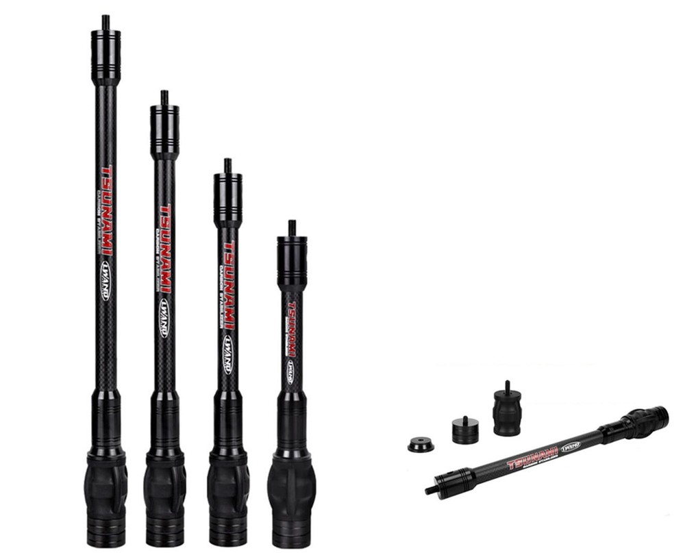 Compound Bow Archery Stabilizer 12 Inch Balance Bar for Vibration Reduction, ...