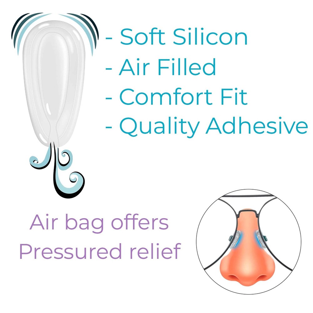 GMS Optical® 3.2mm Extra-Thick / 15mm Medium-Length - Adhesive Air Bag Teardrop