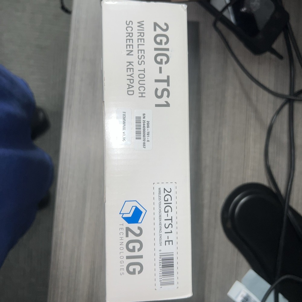 2GIG-TS1-E Wireless Touch Screen Keypad for GC2 Security Systems - 2GIG-TS1