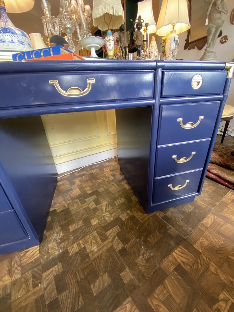 Drexel Campaign Desk Custom Lacquered