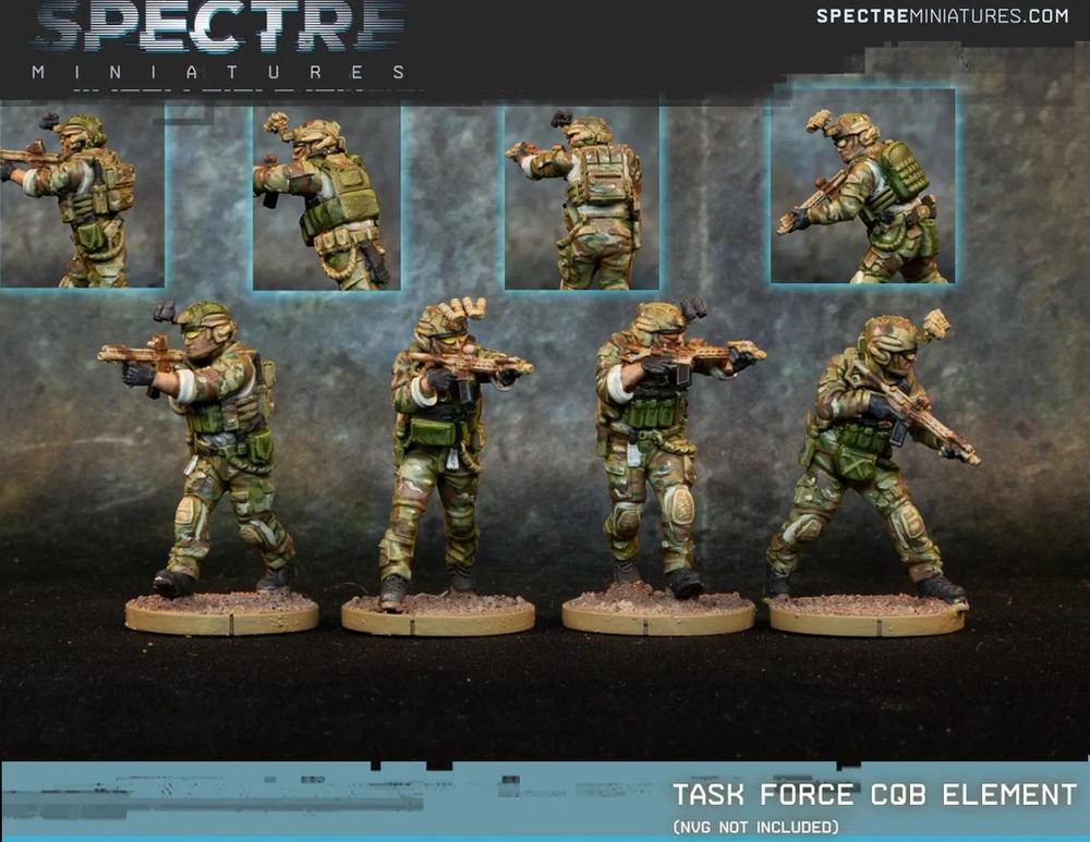 Spectre Miniatures Task Force CQB Element Unpainted Unassembled