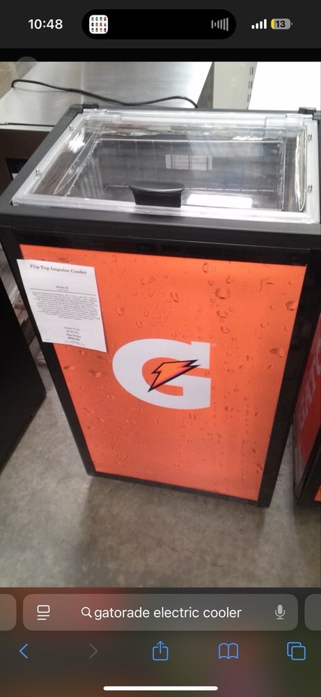 Electric Gatorade Cooler