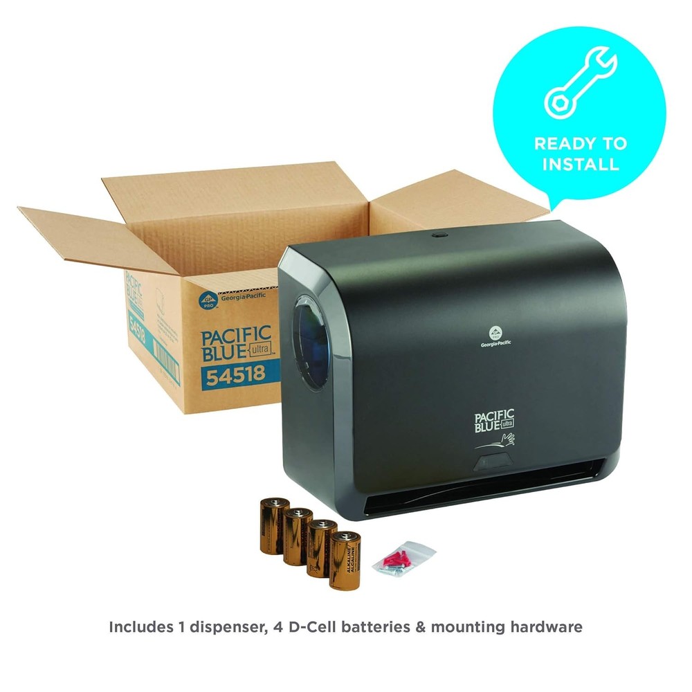 9" Mini Automatic Paper Towel Dispenser by GP PRO (), Black,
