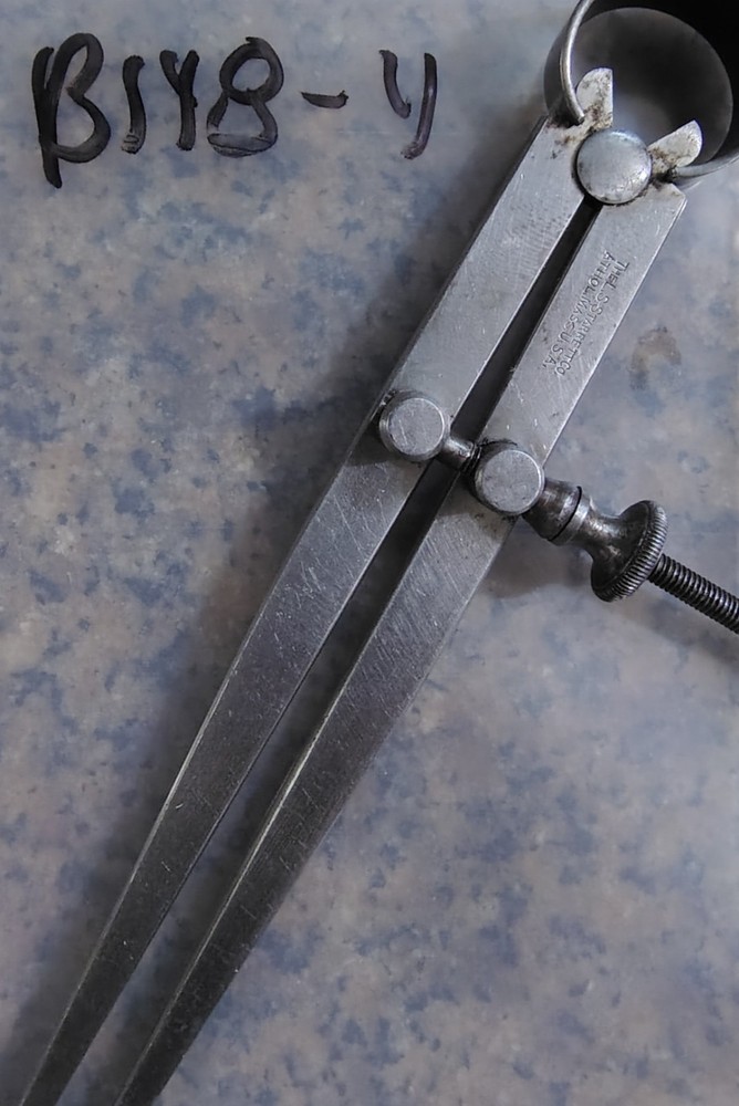 🗽 VINTAGE STARRETT 6-1/2" ID CALIPER