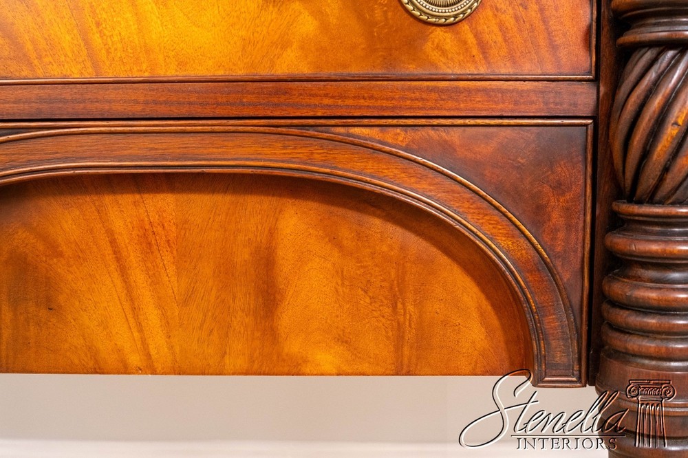 70985: HENREDON Empire Style Figural Mahogany Sideboard