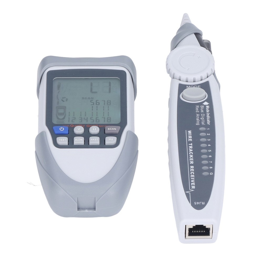 Digital Network Cable Tester With LCD Analogue/digitizing/POE Support For