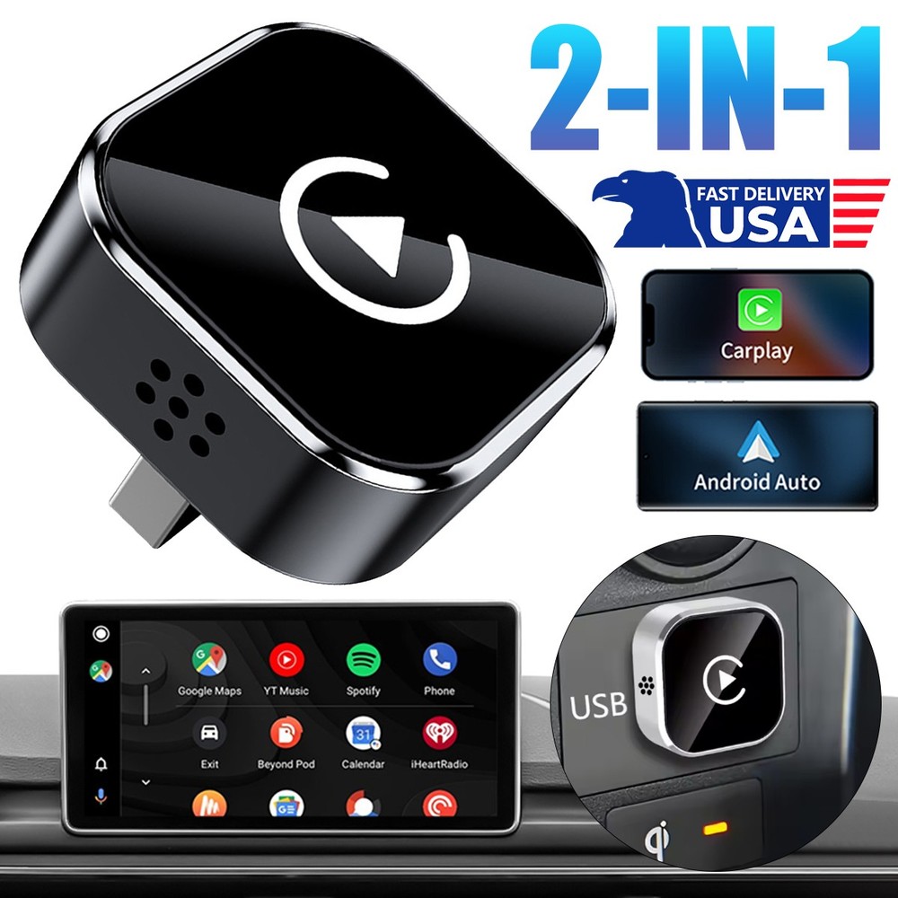 Update USB Wireless CarPlay Adapter For iPhone Apple Wireless Dongle Plug ＆Play