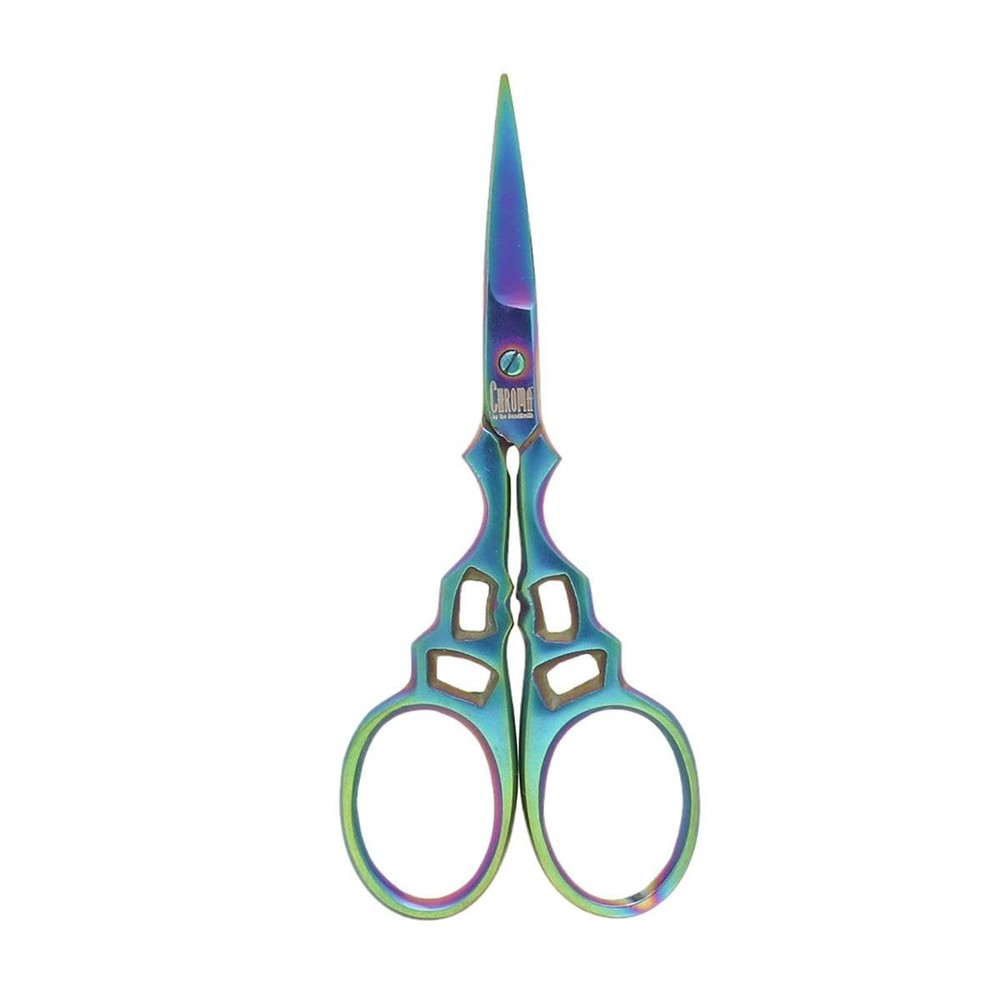 The Beadsmith Embroidery Scissors – Chroma Series – Rainbow Multicolored