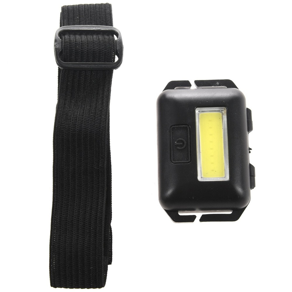 2X Cob LED Head Light Lamp Headlight 3 Modes Rainproof Head Torch1170