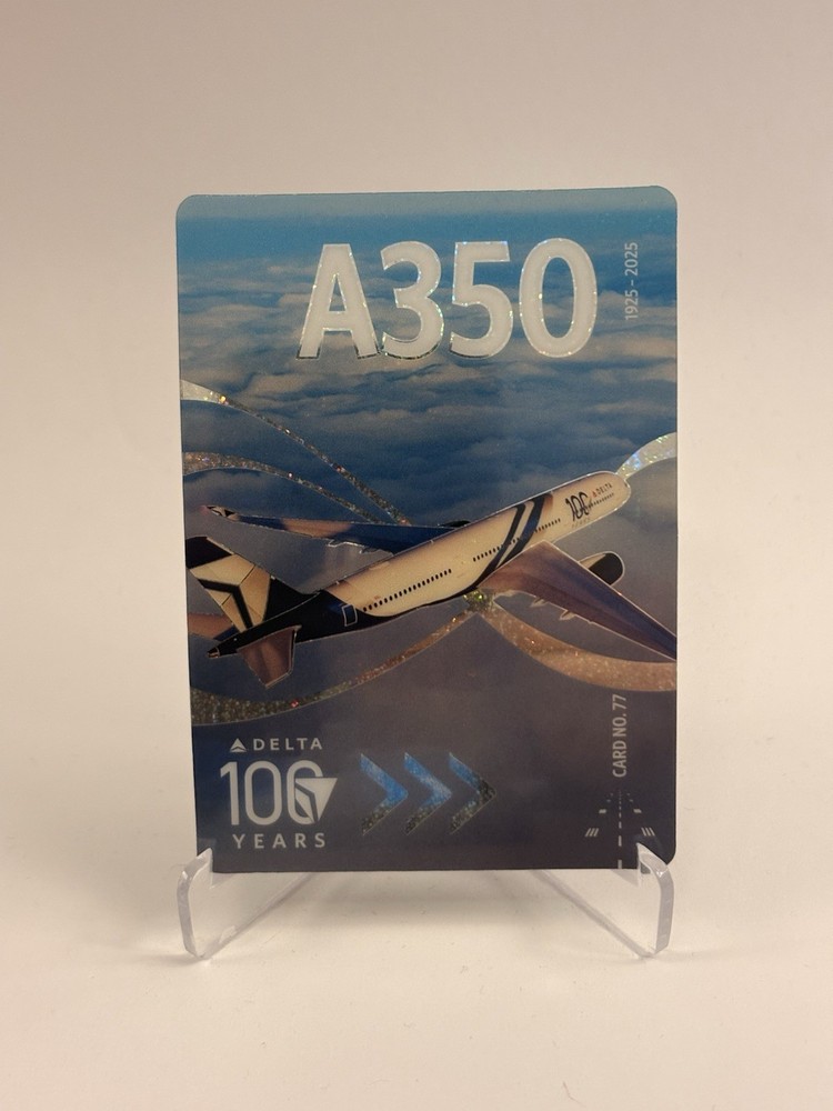 Delta A350-900H 100 Year Anniversary Card