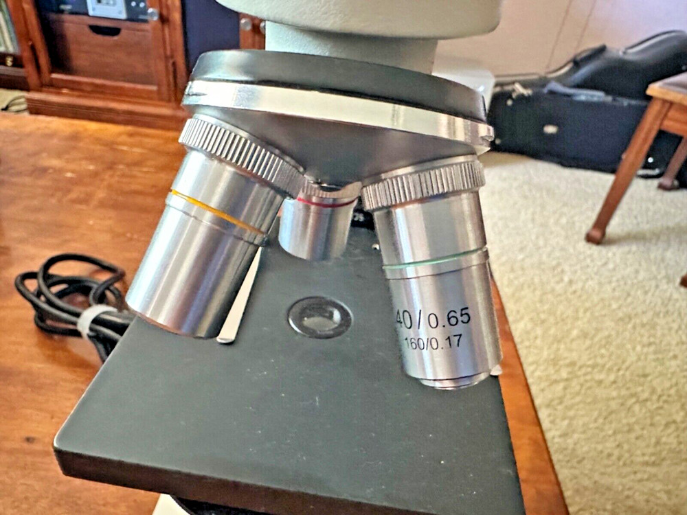National Optical Model 131-CLED Compound Microscope.