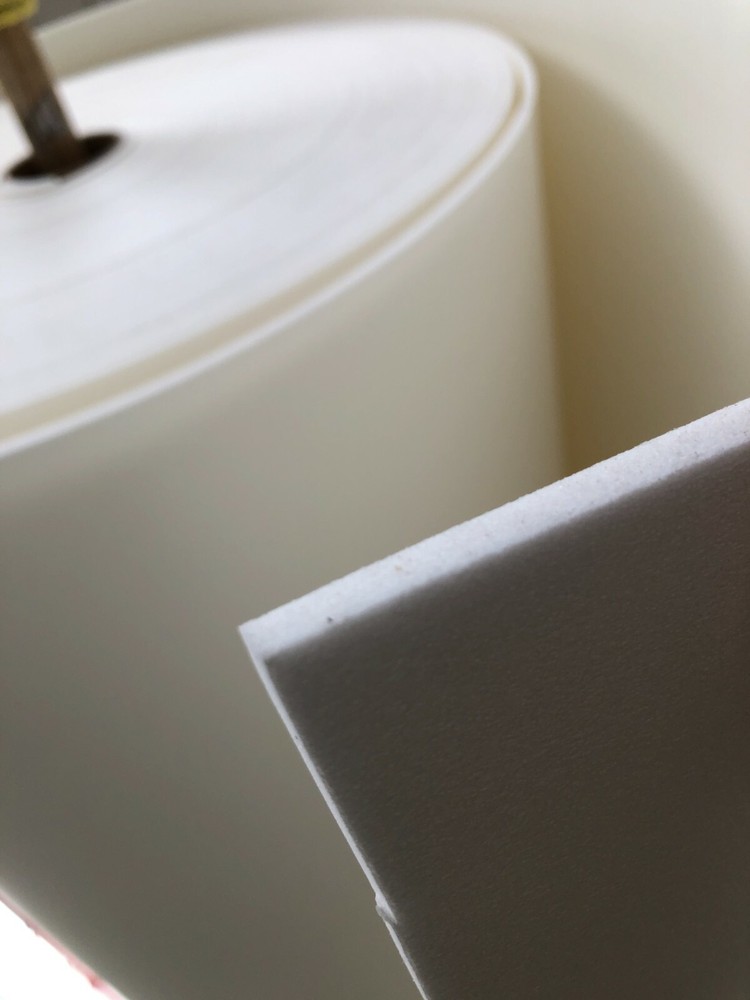 60” Water-Proof Closed Cell Foam White Smooth Sandable Polyethylene USA