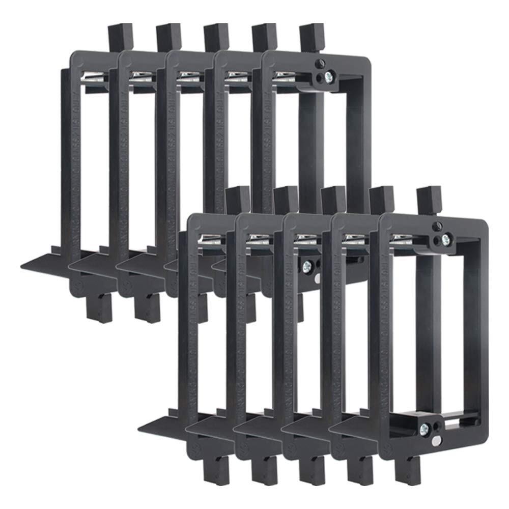 Single Gang Low Voltage Mounting Bracket 10 Pack Wall Plate Mounting Bracket For