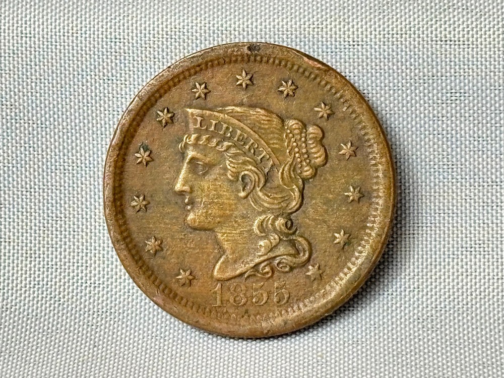 1855 Large Cent