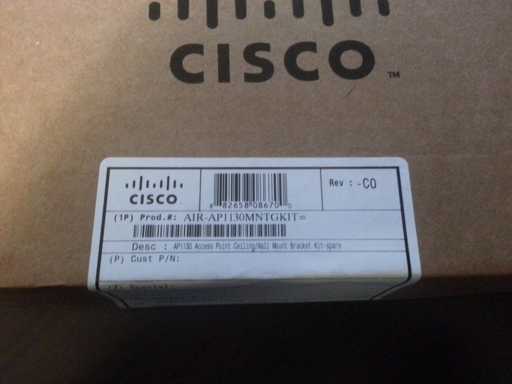 New Cisco  AIR-AP1130MNTGKIT Access Point Ceiling/Wall Bracket Kit