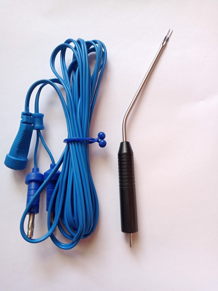 Bipolar Electrode for Nose Tumor Reduction With Cable