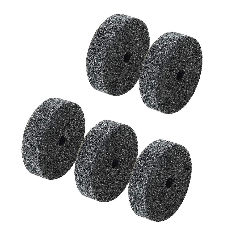 ๐๐ฎ๐จ ๐ค๐ 5 Pcs 3 Fiber Buffing Wheel 3/8 Arbor Hole Replacement