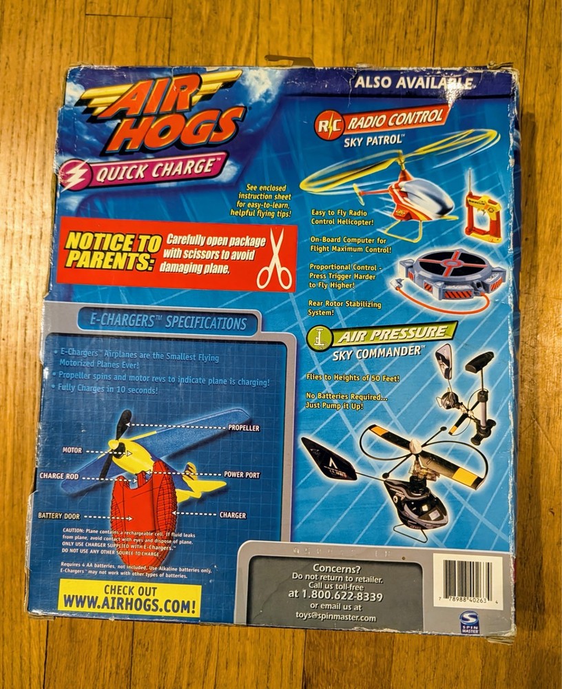 AIR HOGS High Performance Micro Plane - toy for ages 5+ NEW in box!