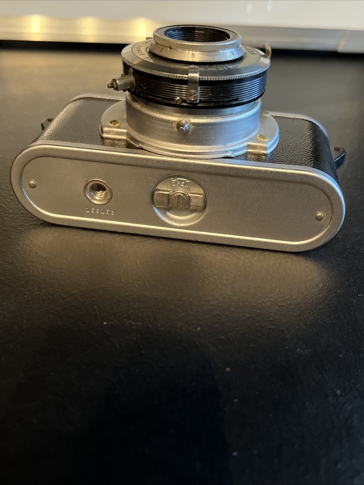 KODAK 35 F 4.5 Flash Diomatic Shutter With Case Untested As-Is