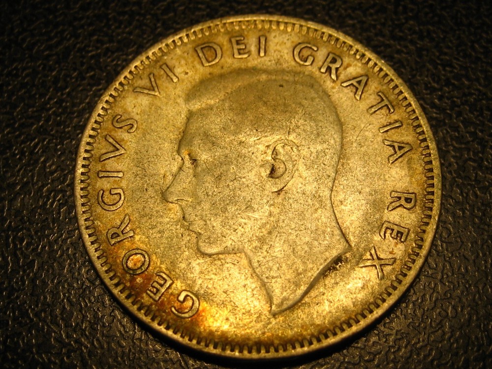 1951 80% Silver Canadian Quarter