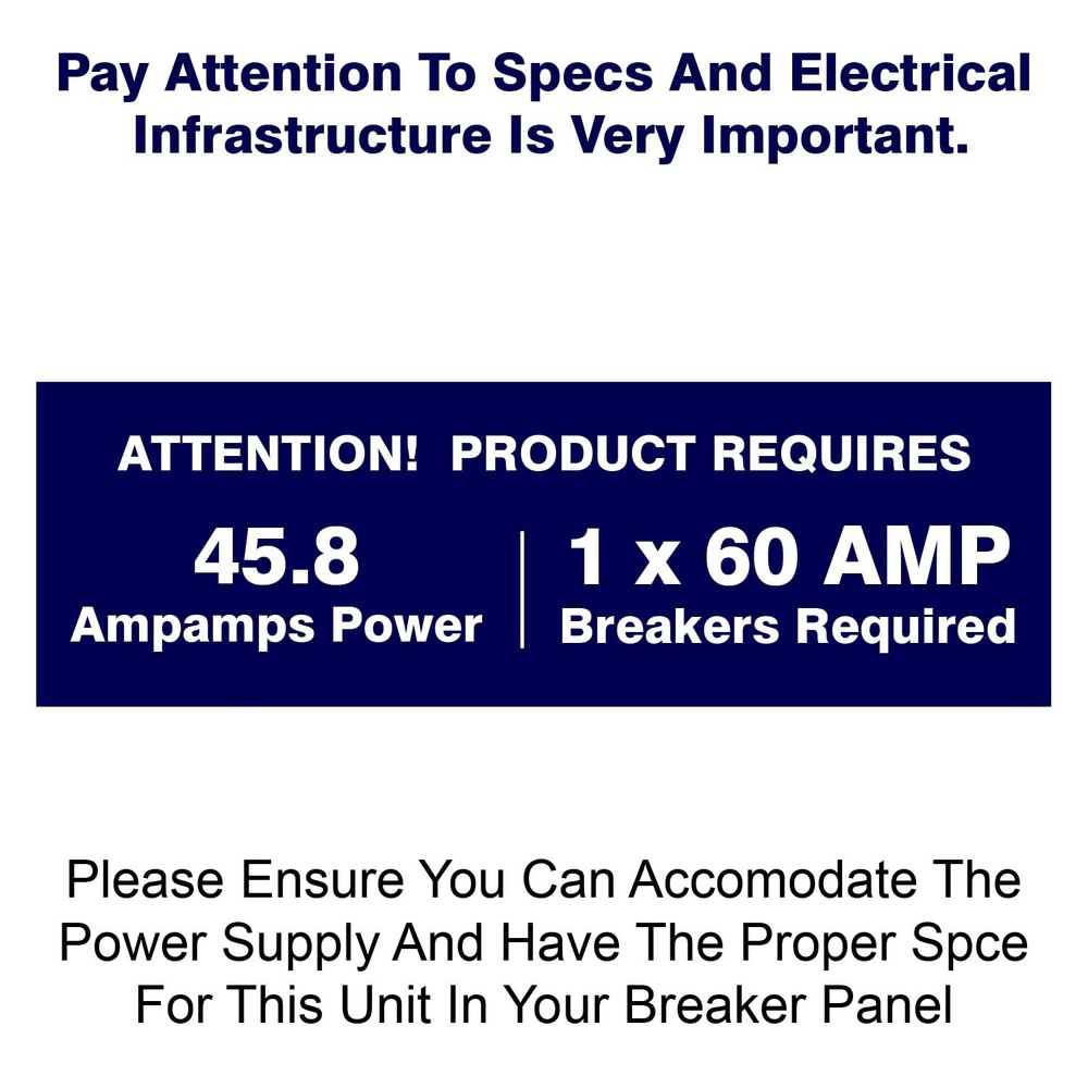 Electric Tankless Water Heater, 11Kw 240v, On Demand Instant Water Heater wit...