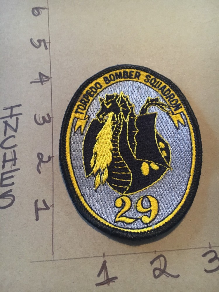 US Navy VS-29 Torpedo Bomber Squadron 29 Patch 4/22/25