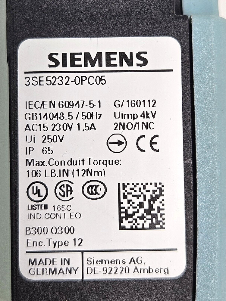 4Pcs.Siemens 3SE5232-0PC05 Position Switch
