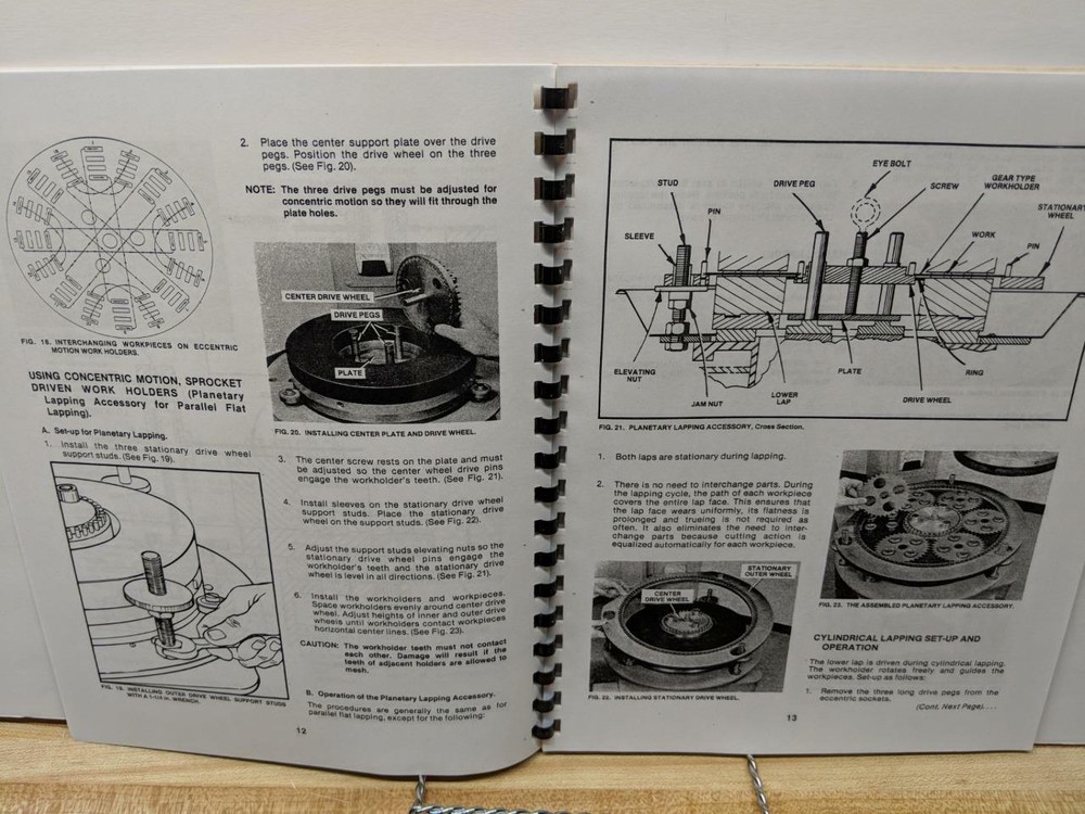 DoAll CM-16 & CM-20 Lapping Machine Instruction Manual
