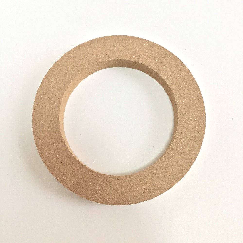 Pair 4" MDF Car Speaker Mounting Spacer Ring Mounting Depth Resolution 14mm High