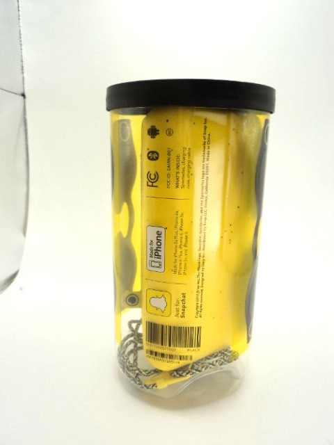 Black Snapchat Spectacles With Yellow Case & Charger