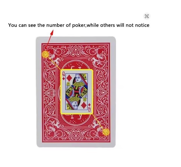 Marked Stripper Deck Playing Cards Poker Magic Trick Closeup