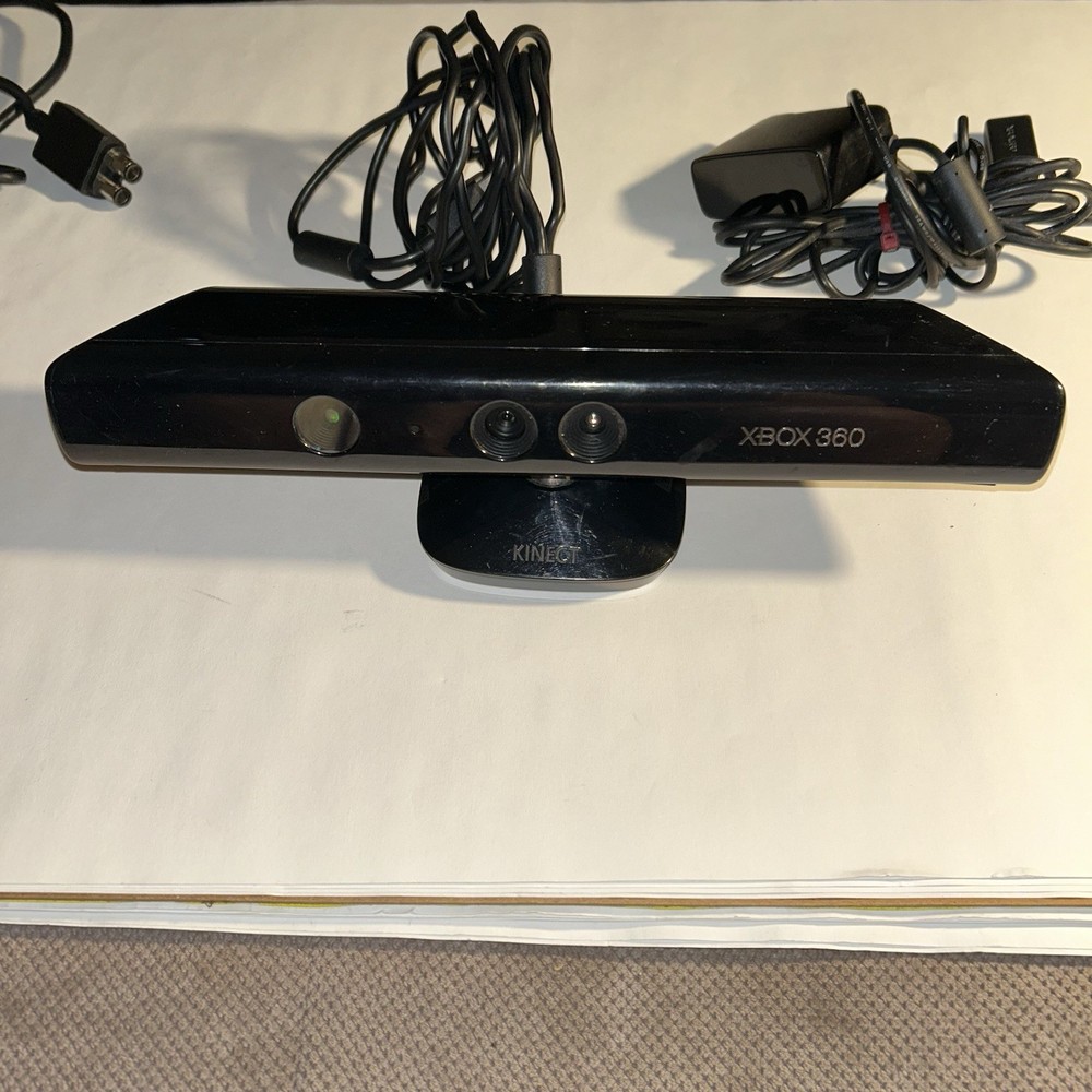 OEM Xbox 360 S AC Adapter, Kinect Sensor Bar, Controller, Nyko Battery, Cable