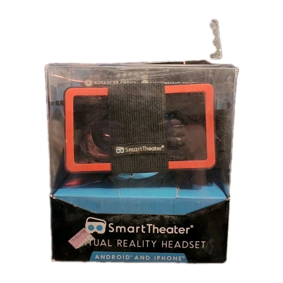 Smart Theater Virtual Reality Headset iPhone & Android Compatible Brand New