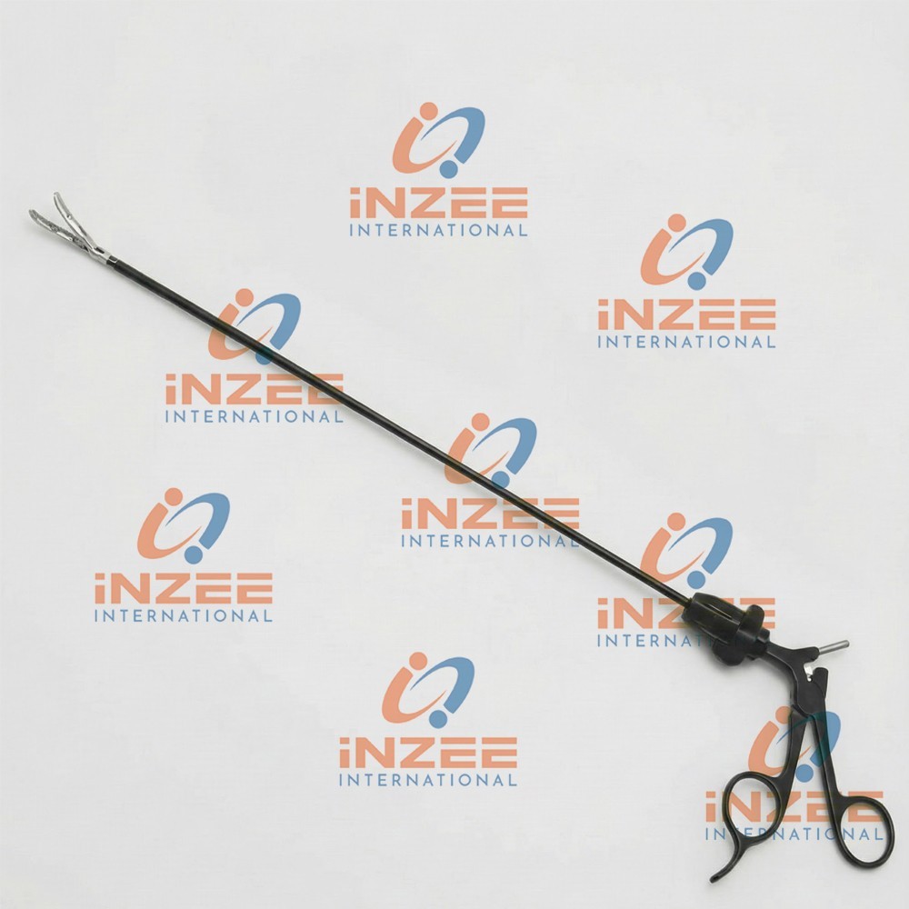 Laparoscopic Intestinal Grasping Forceps Single Action Reusable Ratcheted