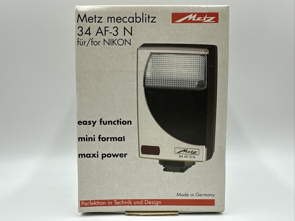 Metz Mecablitz Flash 34 AF-3N TTL For Nikon 34AF3N