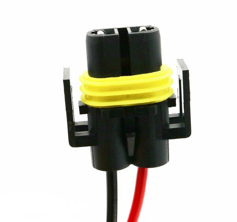 Wire Pigtail Female S H11 Two Harness Head Light Low Beam Socket Connector Plug